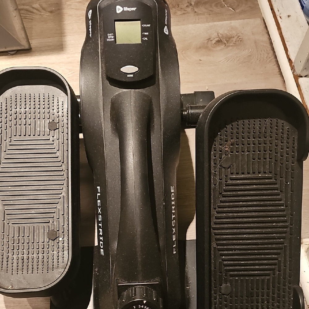 Black FlexStride Elliptical Stepper